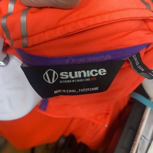 Sunice Orange Ruched Long Sleeves Pullover - Picture 8 of 9